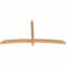 Ekena Millwork Bellingham Timber Gable Bracket, Western Red Cedar, 84"W x 42"H x 3 1/2"D x 3 1/2"F, 12/12 Pitch GBW084X42X0404BEL00SWR - alternate 2